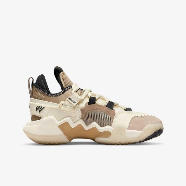 Dětské Basketbalové Boty Nike Air Jordan Why Not Zer0.5 Khaki Černé