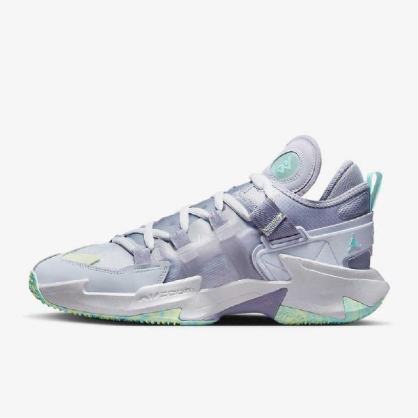 Nike Air Jordan Proč Ne Basketbalové Boty Pro Muže Indigo Šedá