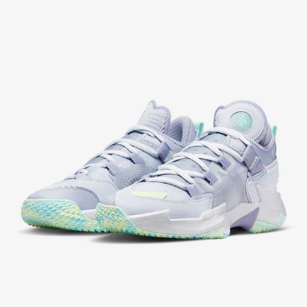 Nike Air Jordan Proč Ne Basketbalové Boty Pro Muže Indigo Šedá