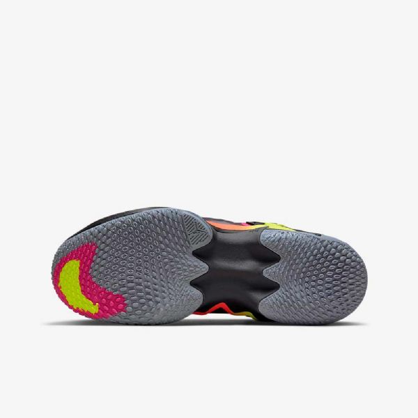Nike Air Jordan Why Not 5 Basketbalové Boty Pro Děti Černá Šedá Mango