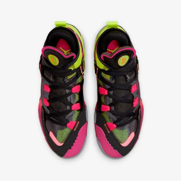 Nike Air Jordan Why Not 5 Basketbalové Boty Pro Děti Černá Šedá Mango