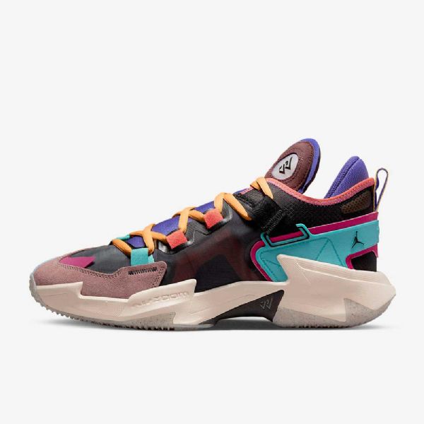 Pánské Basketbalové Boty Nike Air Jordan Proč Ne Černá Oranžový