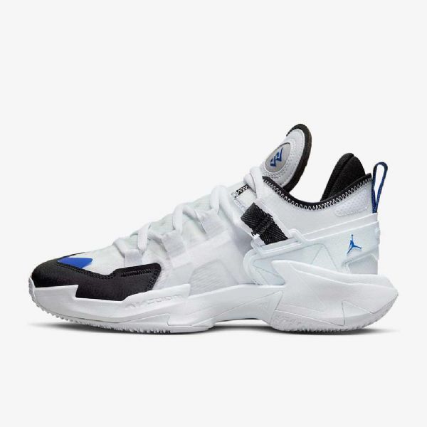 Pánské Basketbalové Boty Nike Air Jordan Why Not Bílý Černá Modrý