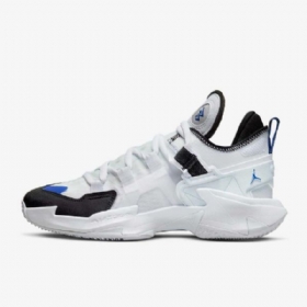Pánské Basketbalové Boty Nike Air Jordan Why Not Bílý Černá Modrý