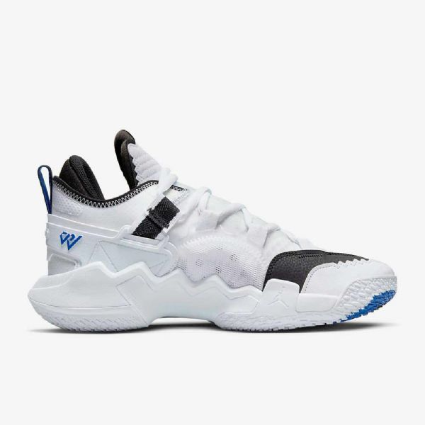 Pánské Basketbalové Boty Nike Air Jordan Why Not Bílý Černá Modrý
