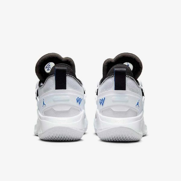 Pánské Basketbalové Boty Nike Air Jordan Why Not Bílý Černá Modrý