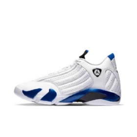 Boty Nike Air Jordan 14 Retro Hyper Royal Pro Muže Bílé