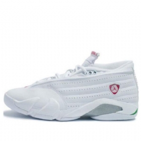 Nike Air Jordan 14 Retro Nízké Topy Basketbalové Boty Pro Ženy Bílé