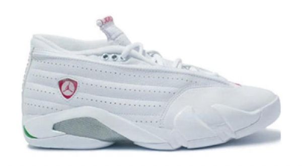Nike Air Jordan 14 Retro Nízké Topy Basketbalové Boty Pro Ženy Bílé