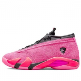 Nike Air Jordan 14 Retro Nízké Topy Basketbalové Boty Pro Ženy Růžové