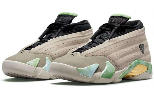 Nike Aleali May Air Jordan 14 Retro Low Tops Sp Basketbalové Boty Pro Ženy Šedé