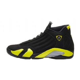 Pánské Boty Nike Air Jordan 14 Thunder Vibrant Žlutá Černá