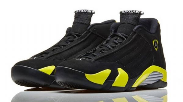 Pánské Boty Nike Air Jordan 14 Thunder Vibrant Žlutá Černá