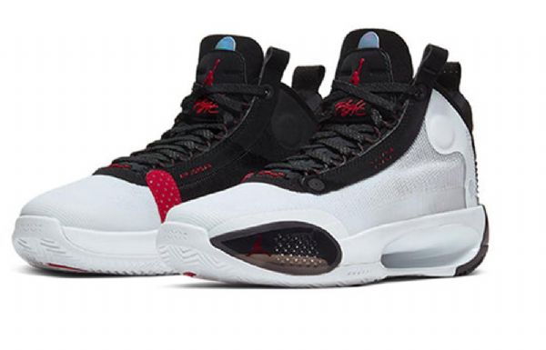 Dámské Basketbalové Boty Nike Air Jordan 34 Bg Červenobílé