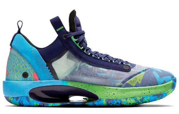 Dámské Tenisky Nike Air Jordan 34 Low Tops Pf Regency Pro Ženy Fialové