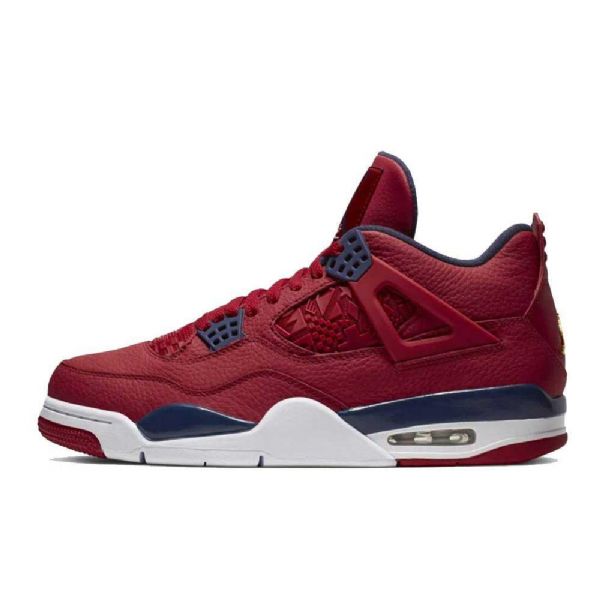 Boty Nike Air Jordan 4 Fiba Pro Muže Červené