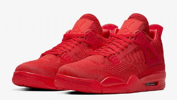 Boty Nike Air Jordan 4 Flyknit Pro Muže Červené