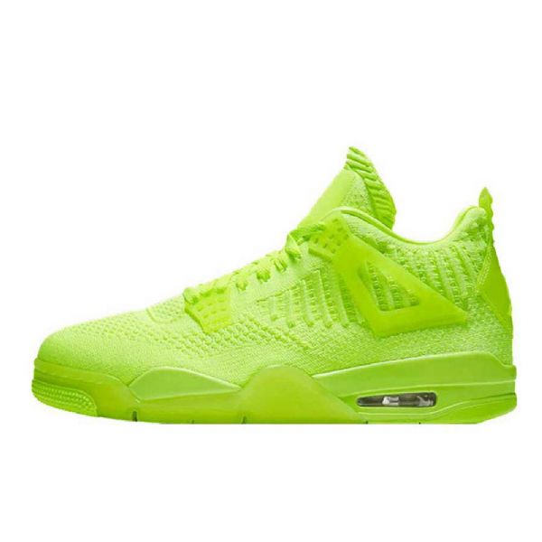 Boty Nike Air Jordan 4 Flyknit Volt Pro Muže Zelené