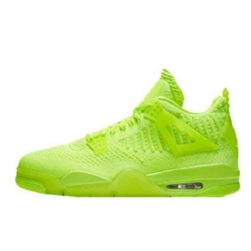 Boty Nike Air Jordan 4 Flyknit Volt Pro Muže Zelené