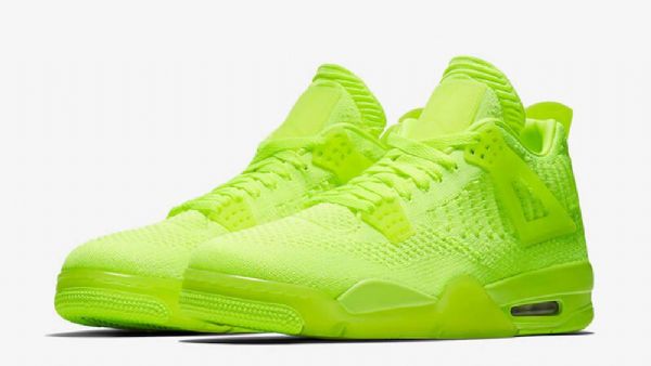 Boty Nike Air Jordan 4 Flyknit Volt Pro Muže Zelené