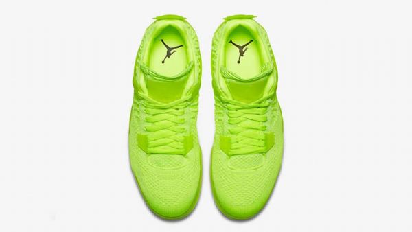 Boty Nike Air Jordan 4 Flyknit Volt Pro Muže Zelené