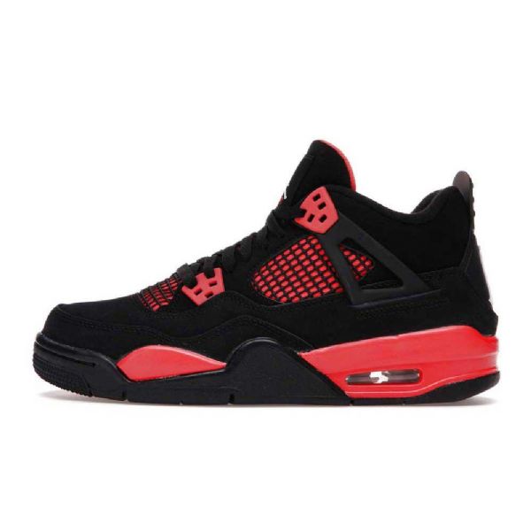 Boty Nike Air Jordan 4 Gs Thunder Pro Ženy Černo-červené