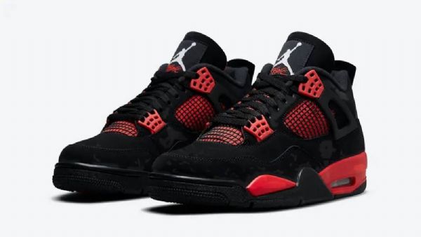 Boty Nike Air Jordan 4 Gs Thunder Pro Ženy Černo-červené