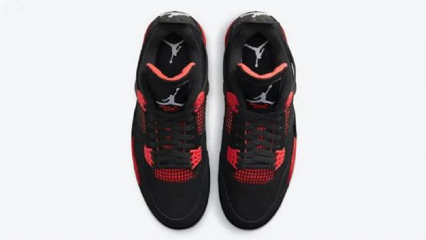 Boty Nike Air Jordan 4 Gs Thunder Pro Ženy Černo-červené