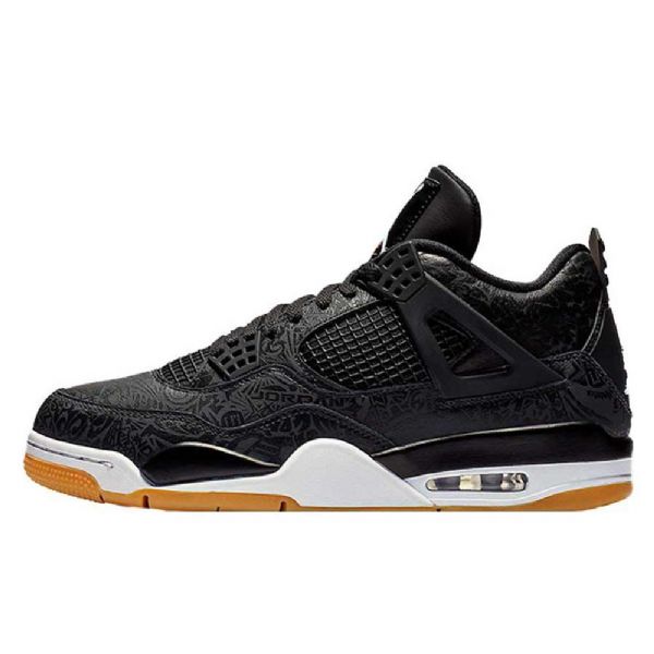 Boty Nike Air Jordan 4 Laser Pro Muže Černé