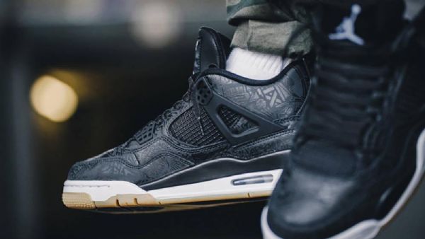 Boty Nike Air Jordan 4 Laser Pro Muže Černé