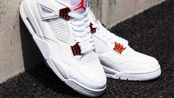 Boty Nike Air Jordan 4 Pack Pro Muže Bílá Oranžová