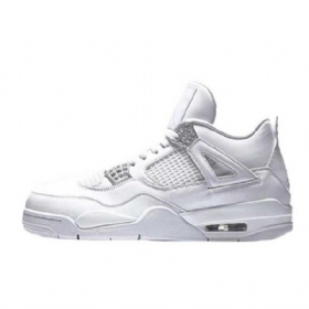 Boty Nike Air Jordan 4 Pure Money Pro Muže Bílé