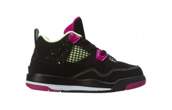 Boty Nike Air Jordan 4 Retro Ls Td Pro Děti Černé