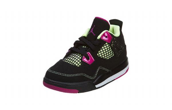 Boty Nike Air Jordan 4 Retro Ls Td Pro Děti Černé
