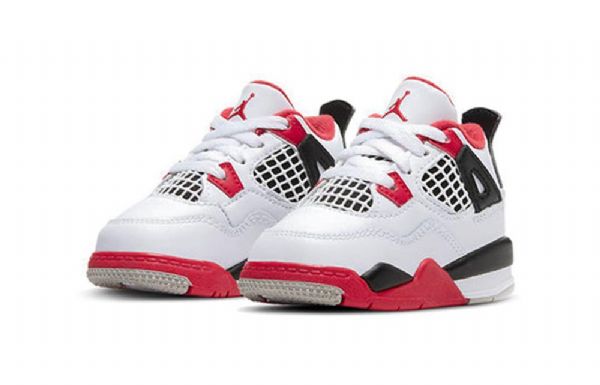 Boty Nike Air Jordan 4 Retro Og Td Pro Děti Červené