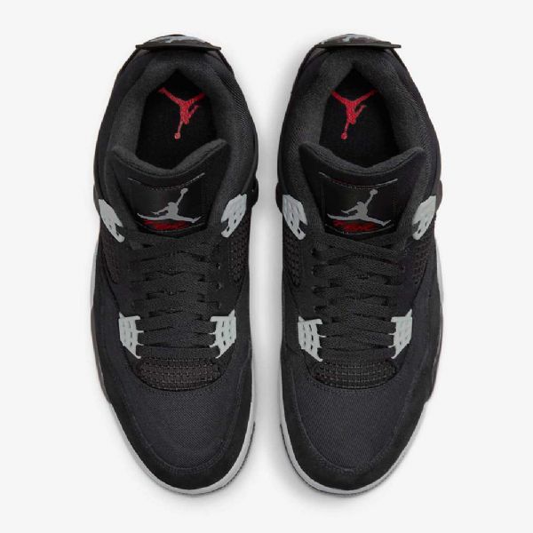 Boty Nike Air Jordan 4 Retro Se Pro Muže Černá Bílá Červená Světle Šedá