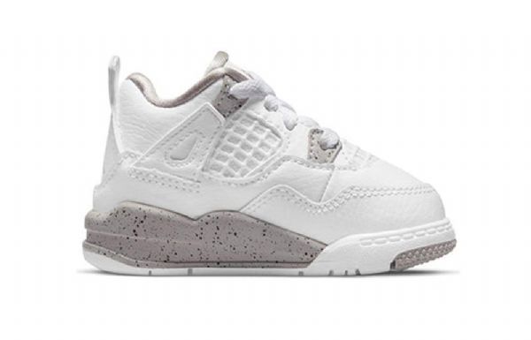 Boty Nike Air Jordan 4 Retro Td Pro Děti Bílé