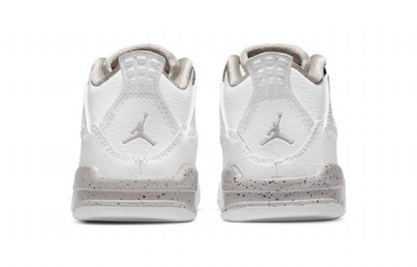 Boty Nike Air Jordan 4 Retro Td Pro Děti Bílé