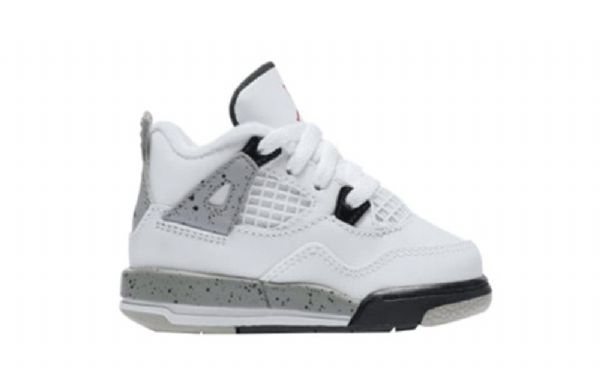 Boty Nike Air Jordan 4 Retro Td Pro Děti Bílé