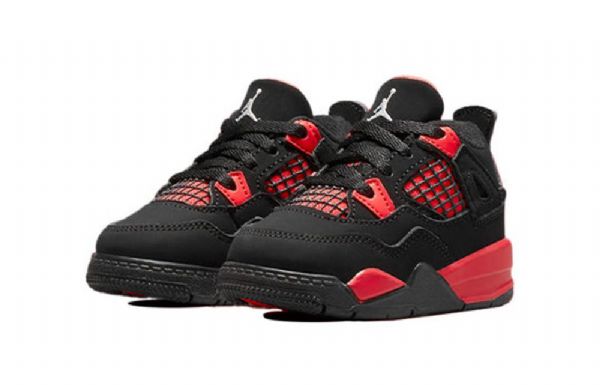 Boty Nike Air Jordan 4 Retro Td Pro Děti Červené