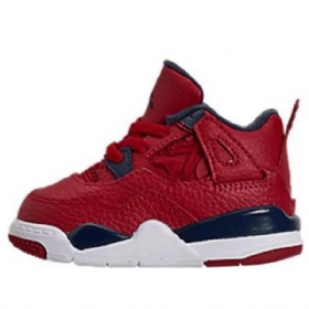 Boty Nike Air Jordan 4 Retro Td Pro Děti Červené