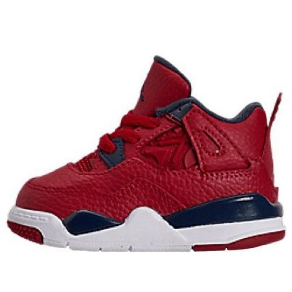 Boty Nike Air Jordan 4 Retro Td Pro Děti Červené