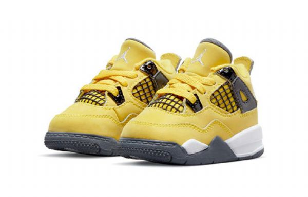 Boty Nike Air Jordan 4 Retro Td Pro Děti Žluté