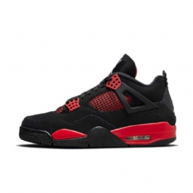 Boty Nike Air Jordan 4 Thunder Pro Ženy Černo-červené