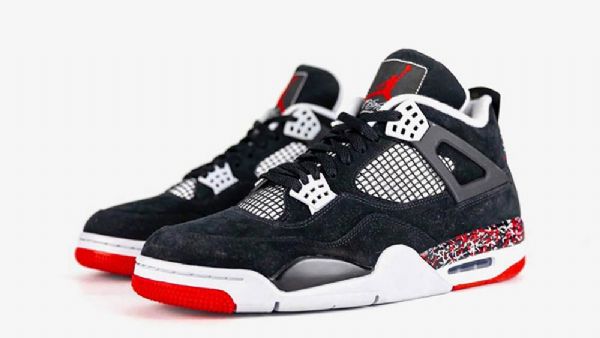 Boty Nike Drake Ovo Jordan 4 Splatter Pro Muže Černé