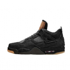 Boty Nike Levis Air Jordan 4 Pro Muže Černé