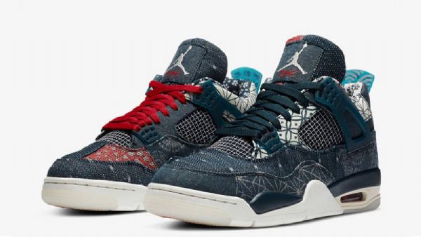 Dámské Boty Nike Air Jordan 4 Sashiko Deep Ocean Pro Ženy V Námořnické Modré