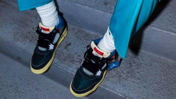 Dámské Boty Nike Union Air Jordan 4 Off Noir Černé