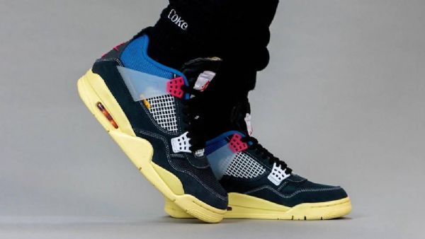 Dámské Boty Nike Union Air Jordan 4 Off Noir Černé