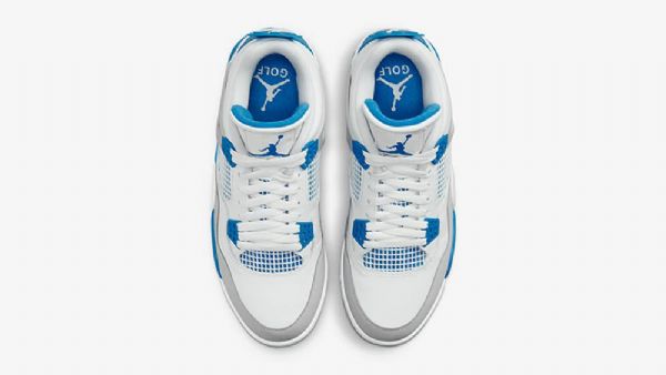 Dámské Vojenské Golfové Boty Nike Air Jordan 4 Modré